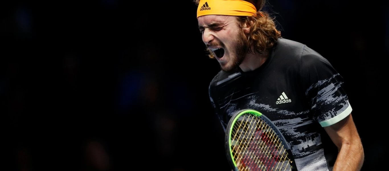 Το «πάρτι» του Στ.Τσιτσιπά μετά την κατάκτηση του τροπαίου - Σαμπάνιες και πανηγυρισμοί στα αποδυτήρια (βίντεο)